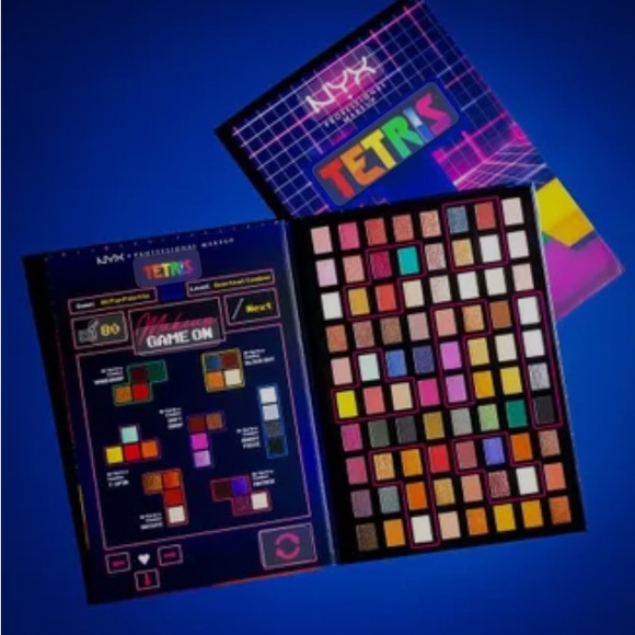 NYX Professional Makeup Tetris 80 piece eyeshadow set - Picture 1 of 3